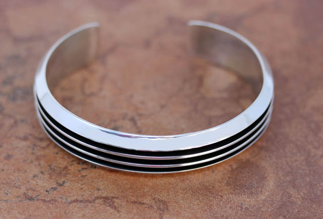 Navajo Sterling Silver Cuff Bracelet