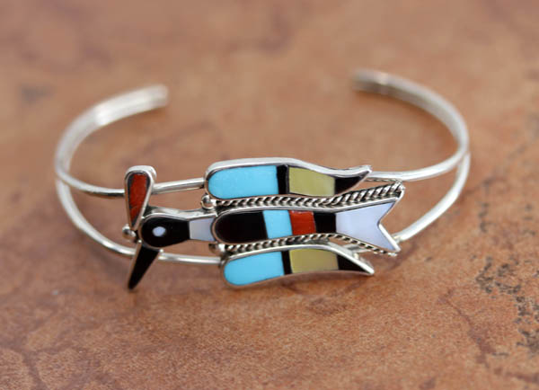 Zuni Multi_Stone Thunderbird Bracelet