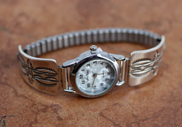 Navajo Sterling Silver Ladies Watch