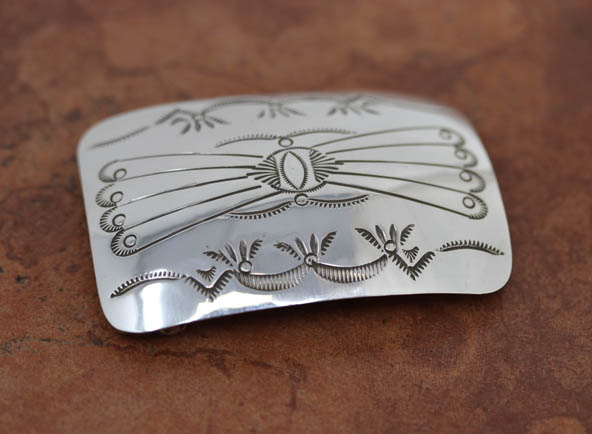 Navajo Silver Belt Buckle