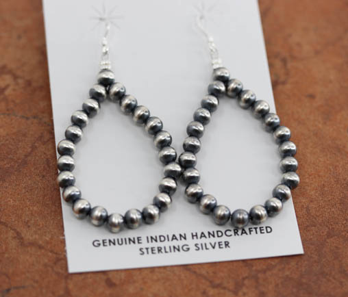 Navajo Pearl Beaded Earrings