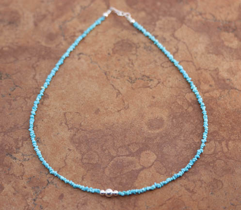 Navajo Turquoise Nugget Necklace