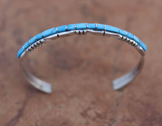 Zuni Silver Turquoise Bracelet