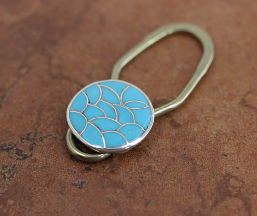 Zuni Turquoise Key Chain