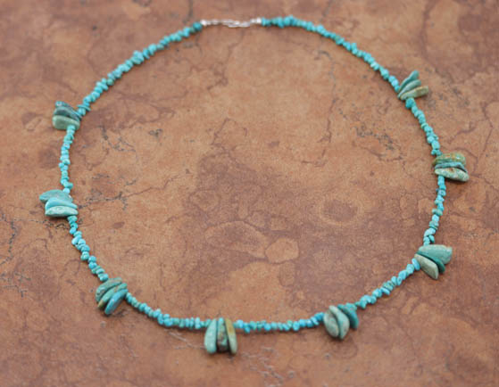 Navajo Turquoise Nugget Necklace