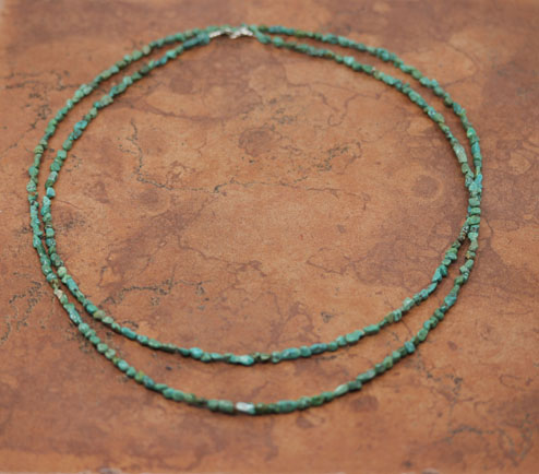 Navajo Turquoise Nugget Necklace