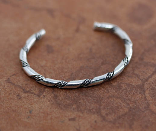 Navajo Sterling Silver Cuff Bracelet