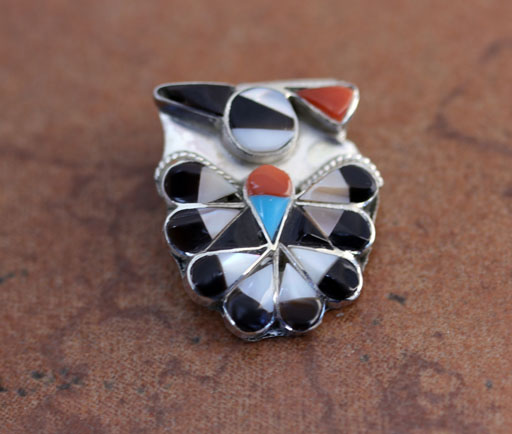 Zuni Silver Thunderbird Pin/Pendant