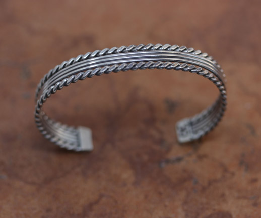 Navajo Sterling Silver Cuff Bracelet