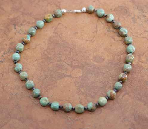 Navajo Turquoise Pebble Necklace